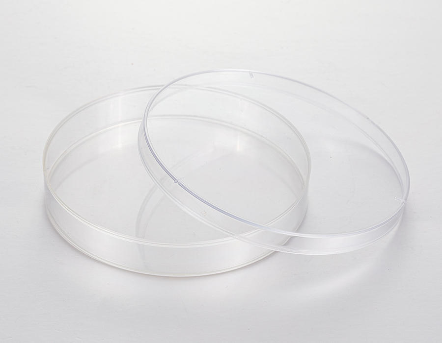 Placa de Petri redonda de plástico y de estéril polipropileno 